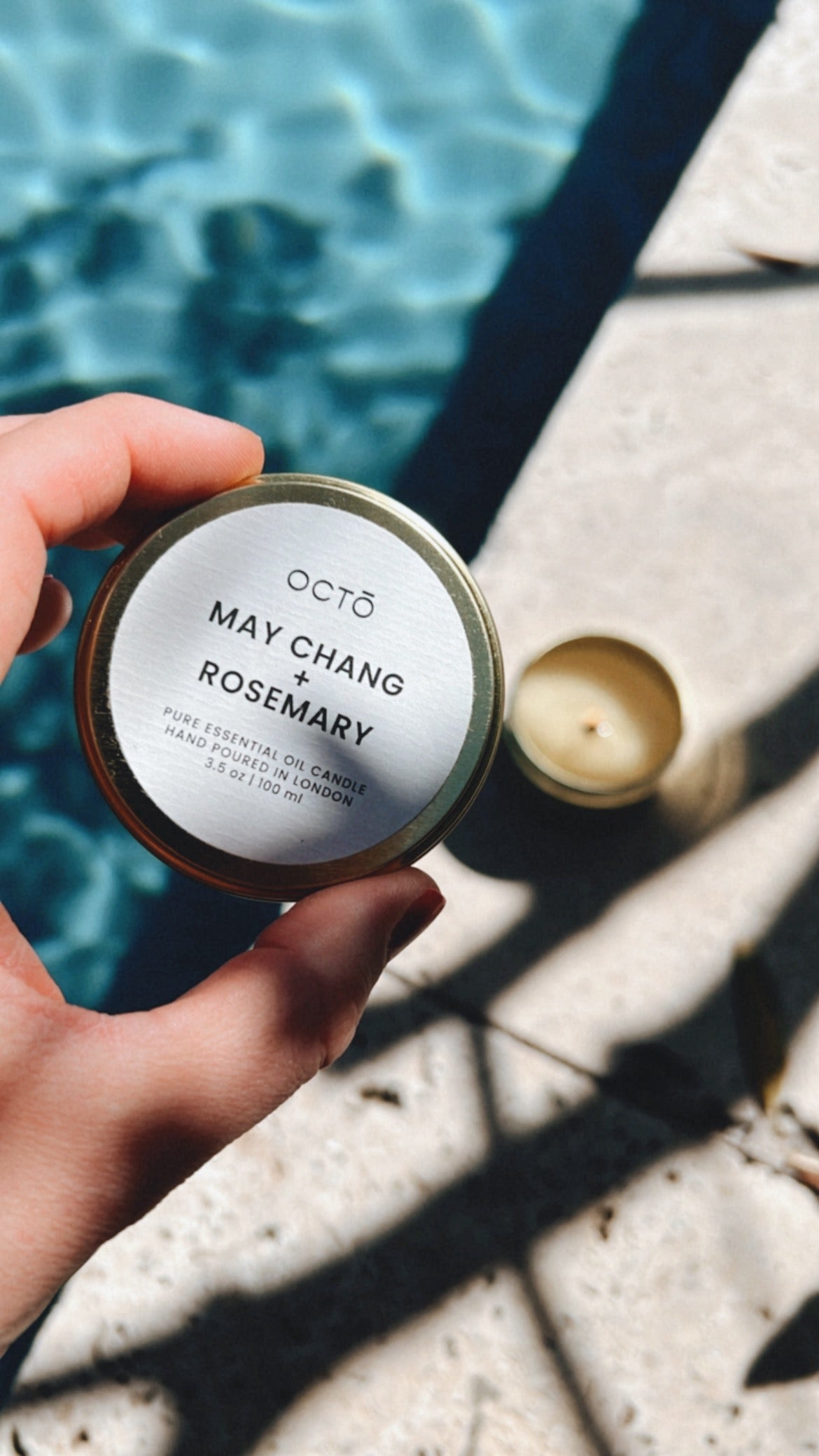 Kerze in goldener Metalldose | Verschiedene Düfte 100 ml