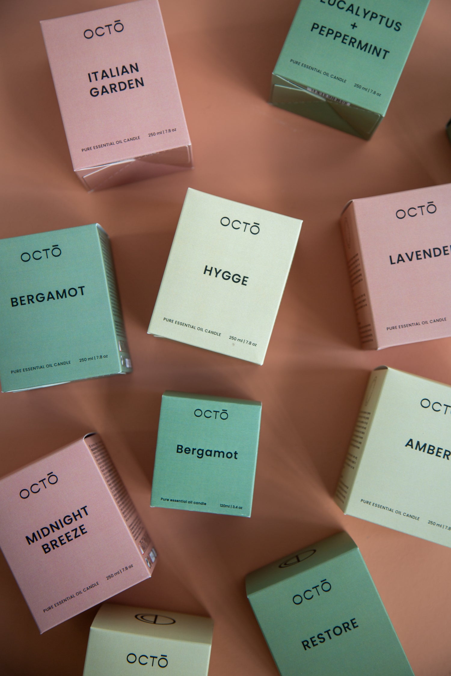 Italienischer Garten (Orange + Rosmarin + Salbei) | Bernsteinfarbene Kerze im Glas