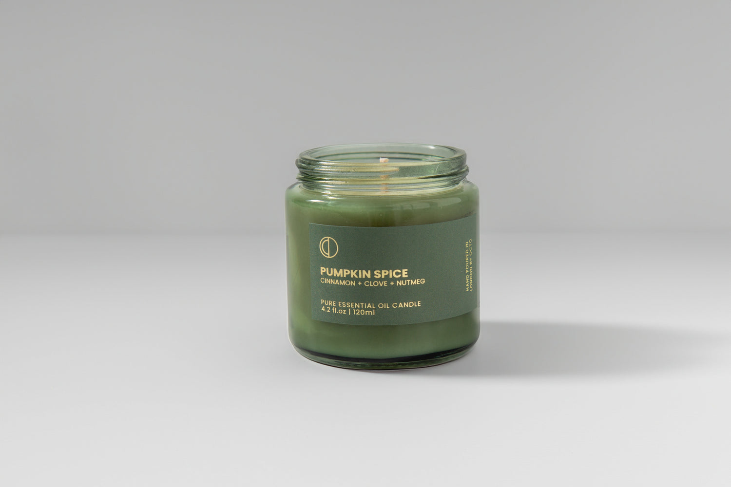 Kürbisgewürz (Zimt + Nelke + Ingwer) | Grüne Kerze im Glas