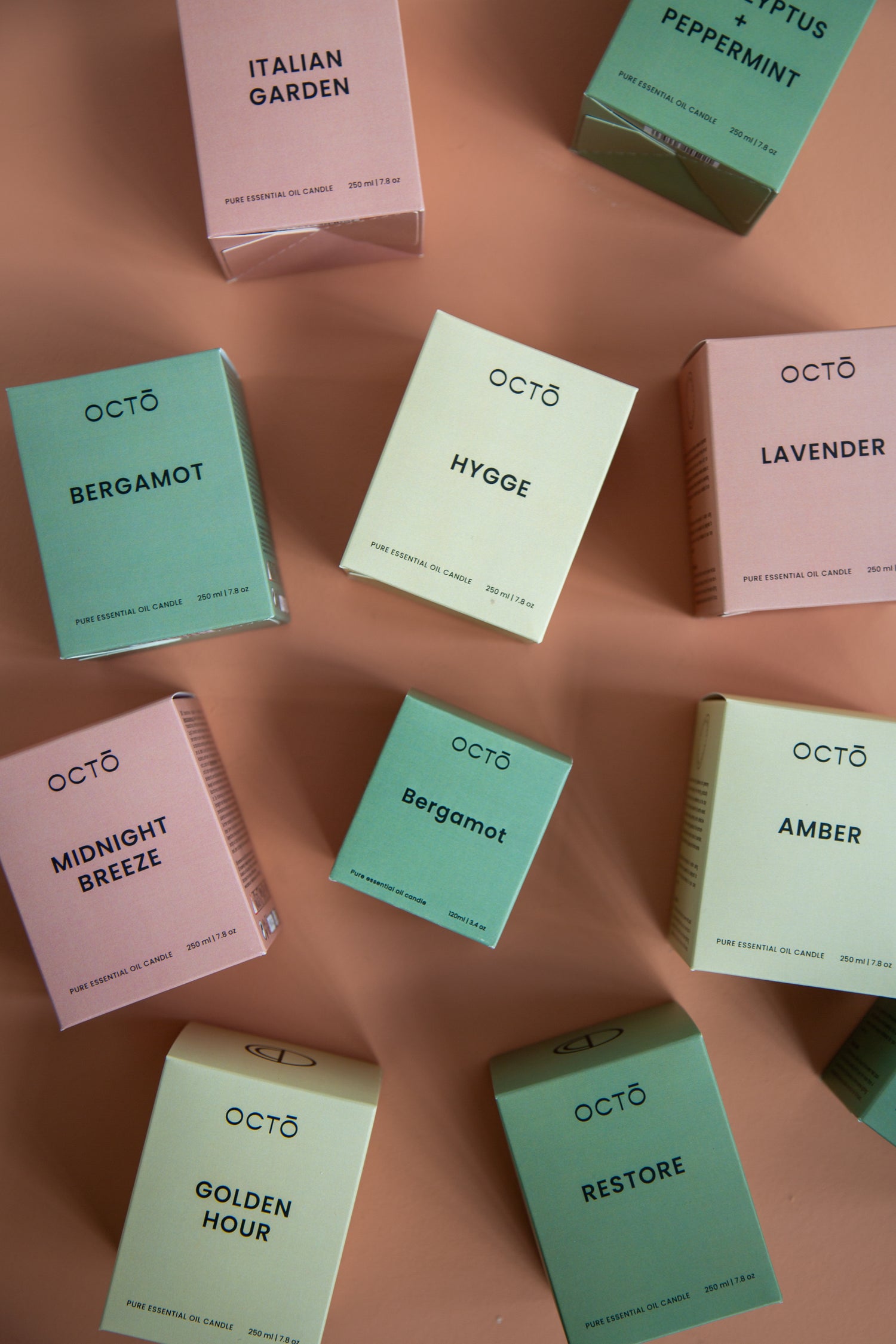 Restore (Bergamotte + Minze + Rosmarin) | Bernsteinfarbene Kerze im Glas