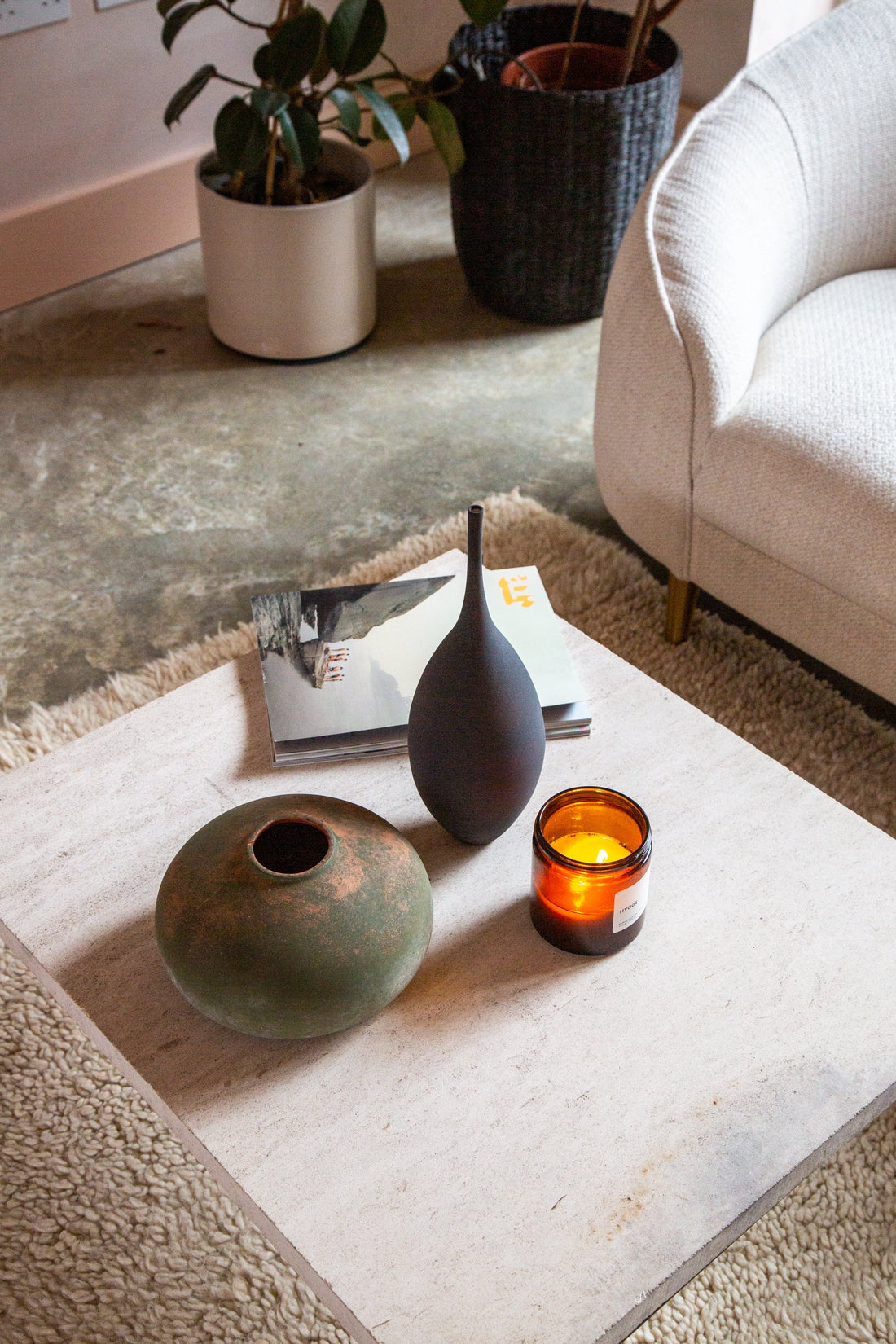 Blumenwiese (Geranie + Neroli + Lavendel) | Bernsteinfarbene Kerze im Glas