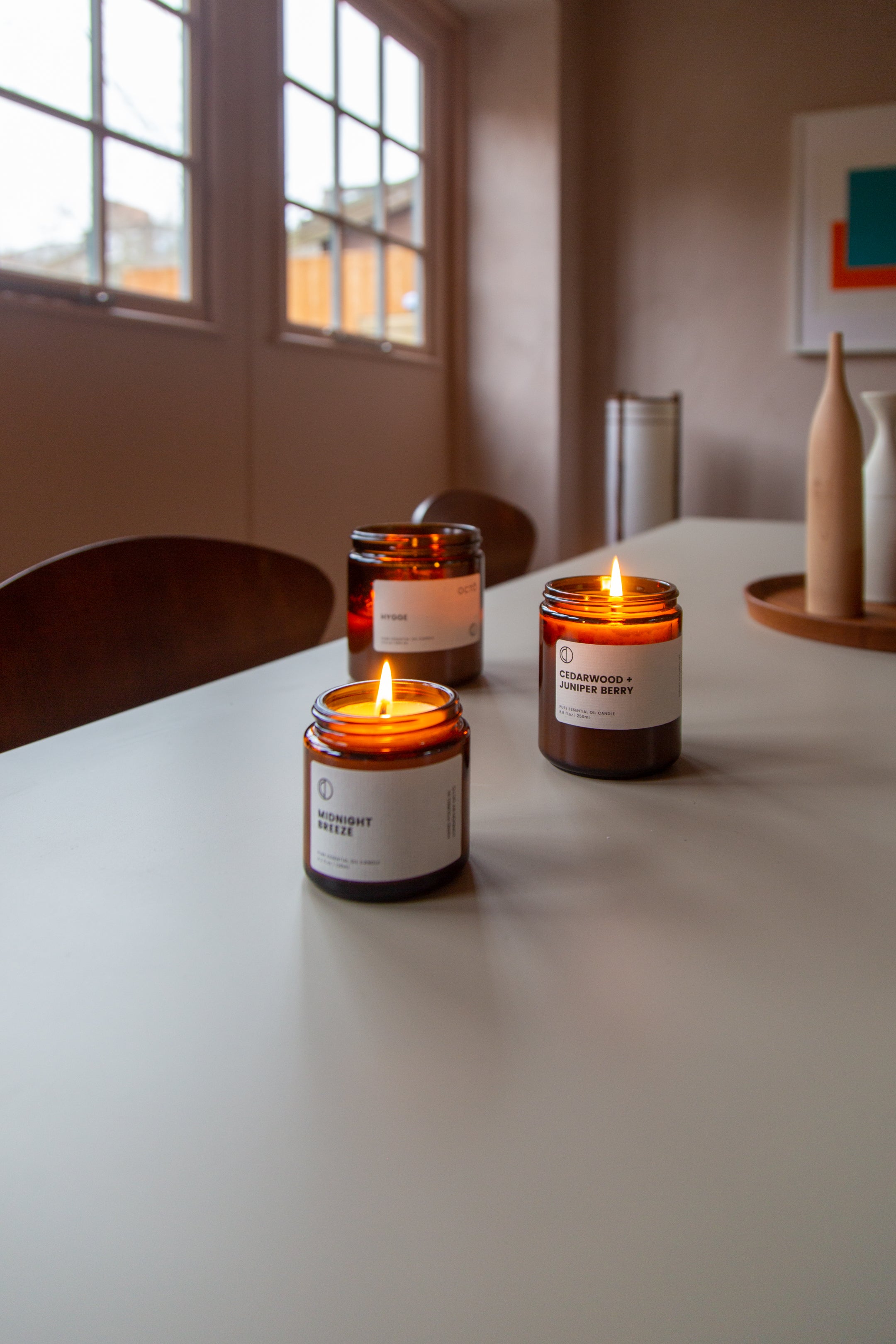 Eucalyptus + Menthe poivree | Bougie Pot Ambré