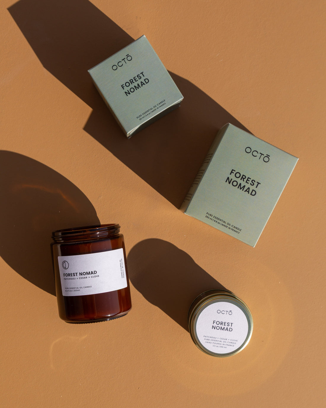 Forest Nomad (Cèdre + Patchouli + Clou de girofle) | Bougie pot ambré