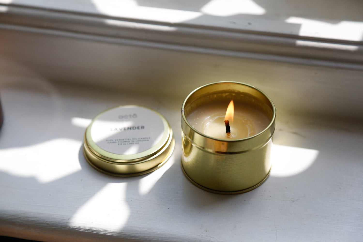 Zitronengras | Metallkerze für draußen