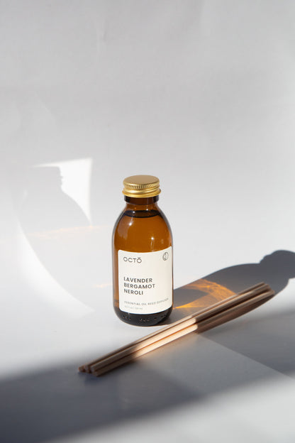 Serene (Lavande + Bergamote + Néroli) | Diffuseur à Bâtonnets