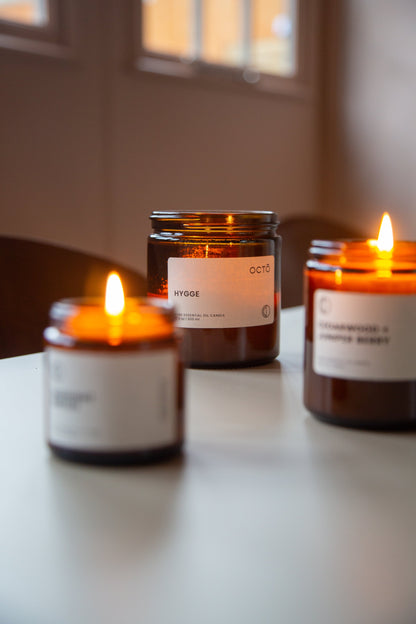 Eucalyptus + Menthe poivree | Bougie Pot Ambré