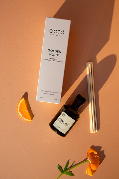 Golden Hour (Mandarine + Patchouli + Ylang-Ylang) | Duftstäbchen-Diffusor 