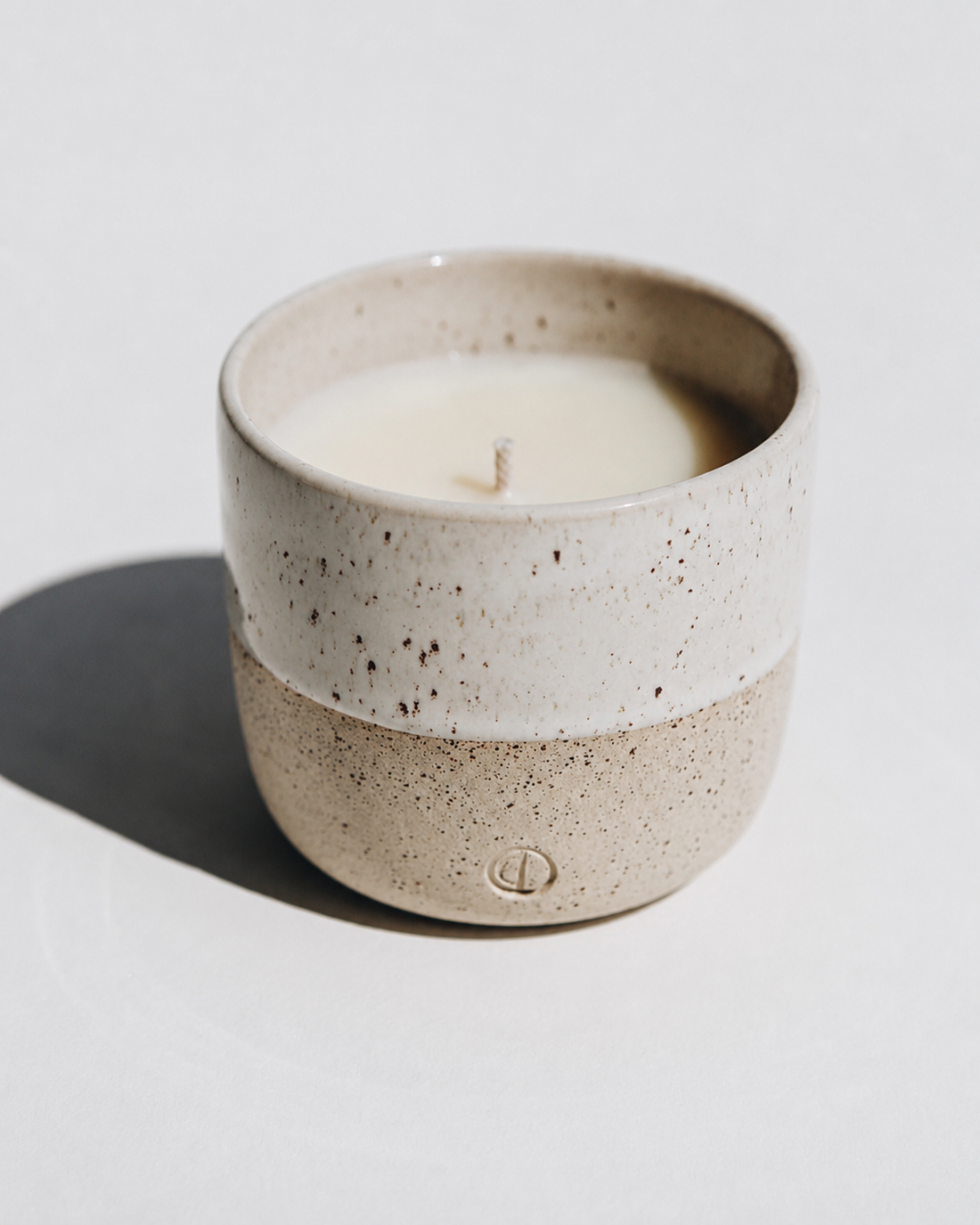 Bougie en tasse en céramique | Land Cream