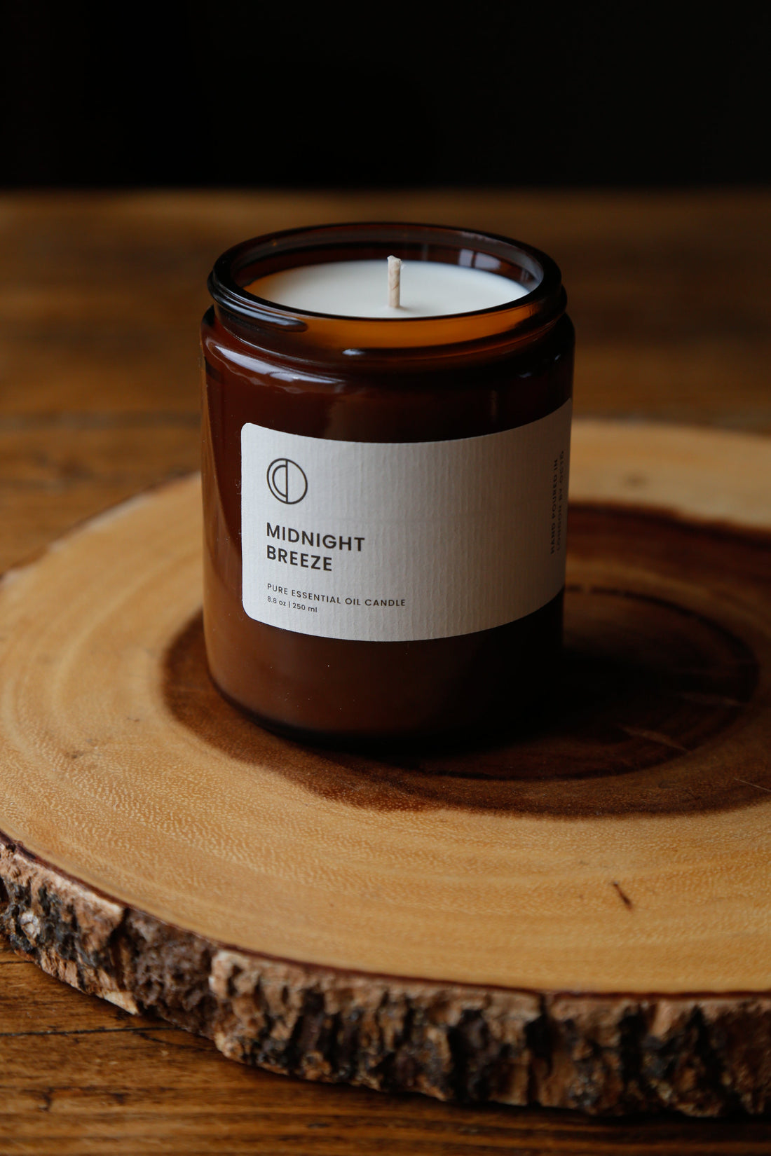 Midnight Breeze (Geranium + Patchouli) | Bougie Pot Ambré