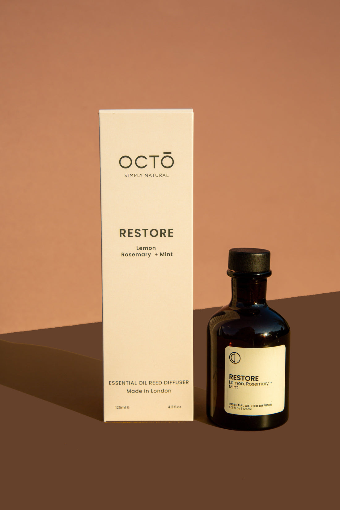 Restore (Zitrone + Rosmarin + Minze) | Rattanstäbchen-Diffusor