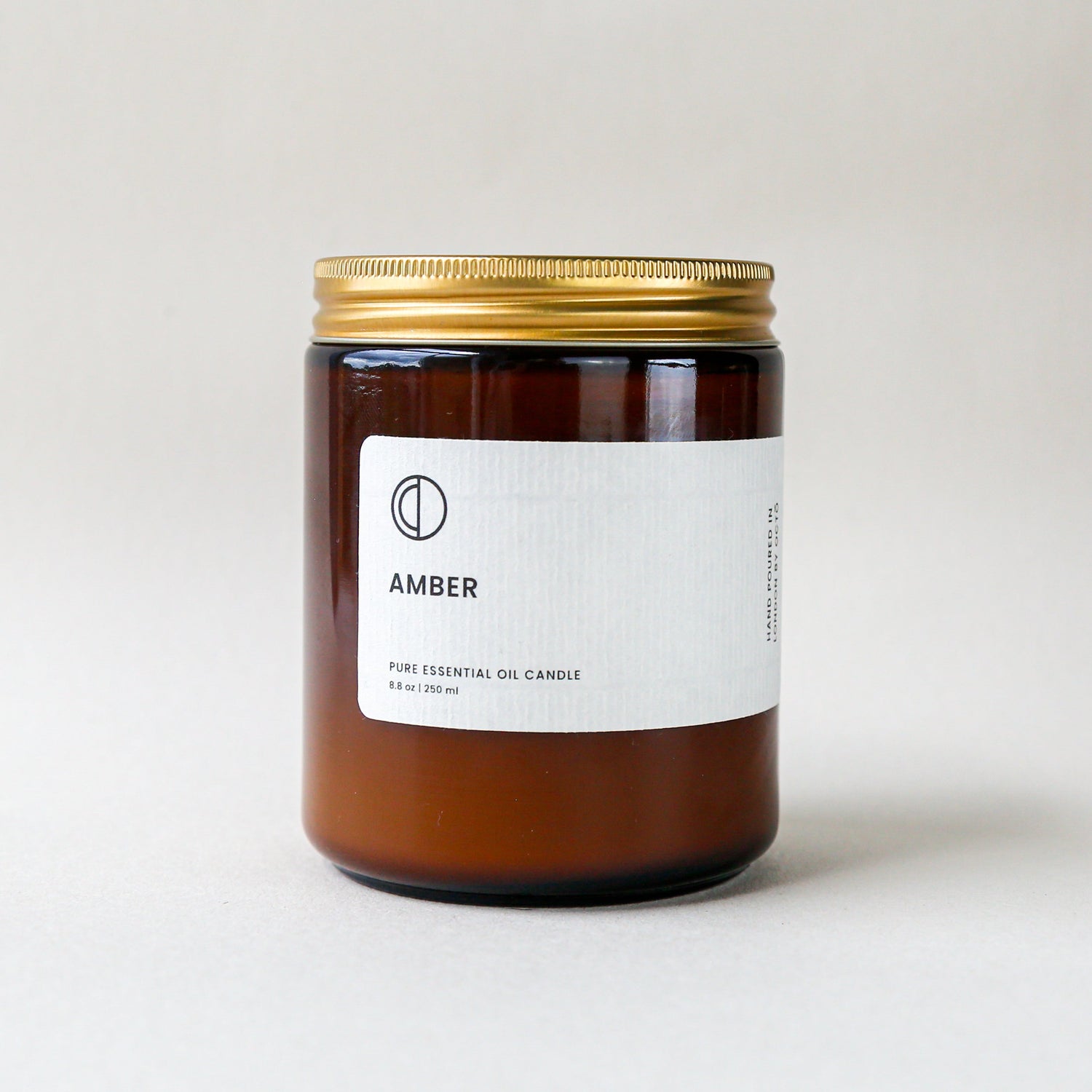 Amber (Lavande + Patchouli + Encens) | Bougie Pot Ambré
