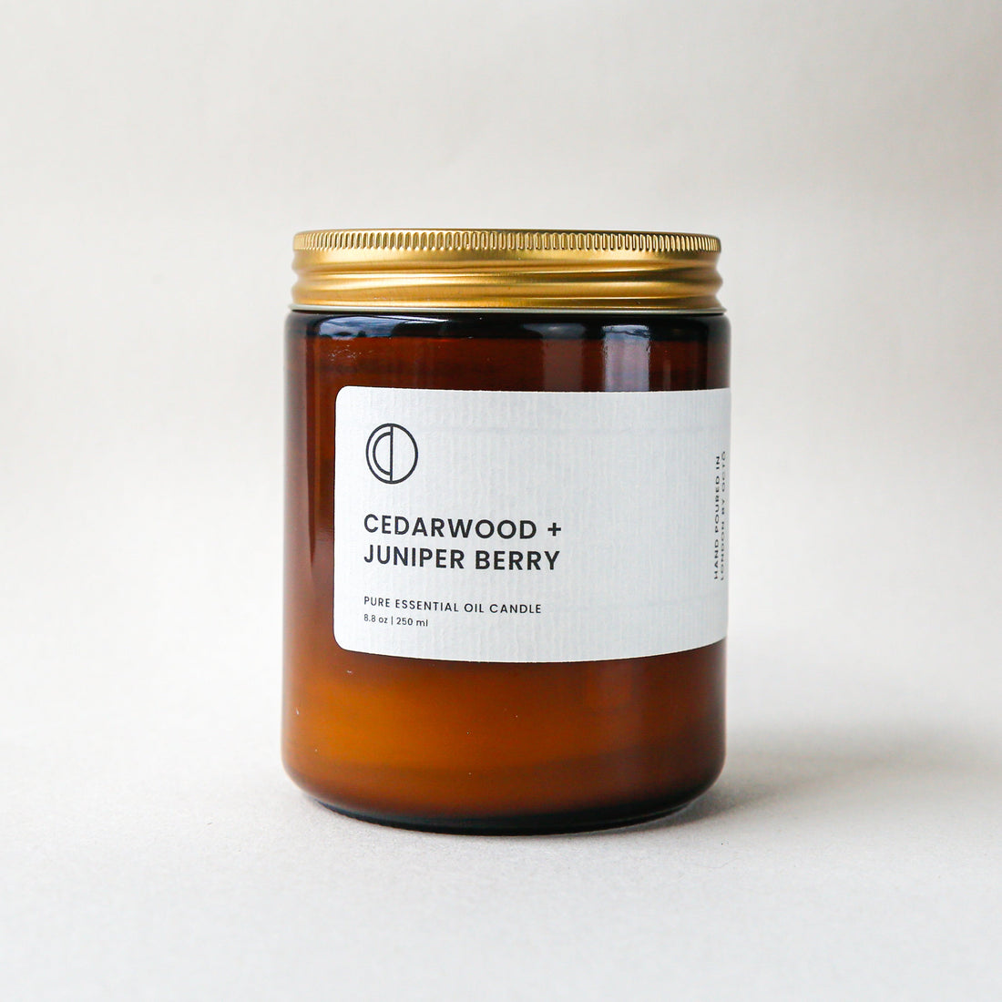 Cèdre + Genevrier | Bougie Pot Ambré