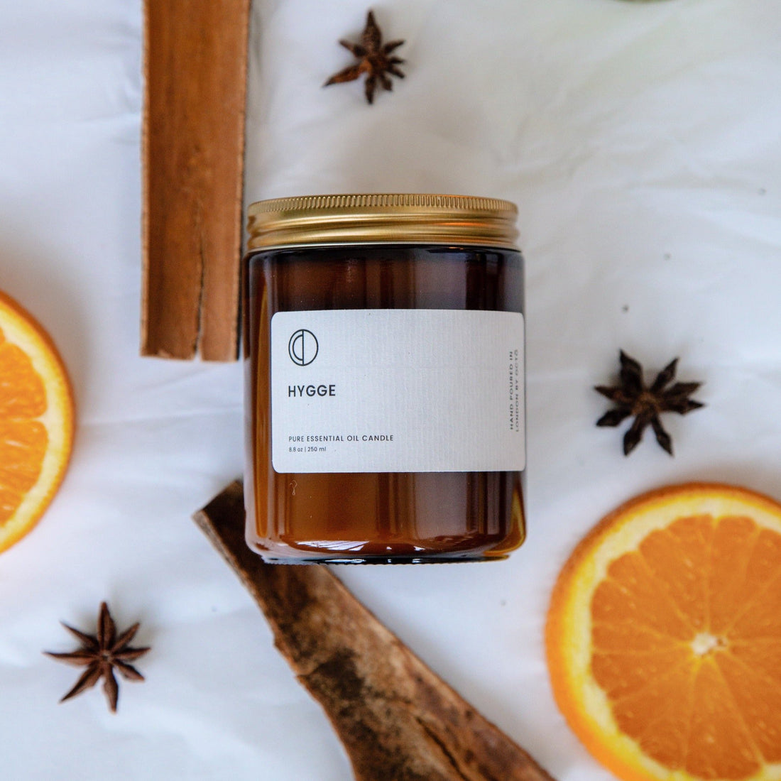 Hygge (Orange + epices) | Bougie Pot Ambré