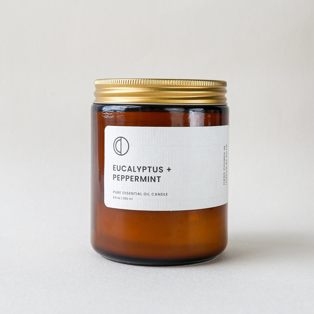 Eucalyptus + Menthe poivree | Bougie Pot Ambré