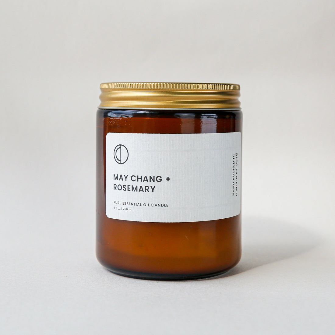 May Chang + Romarin | Bougie Pot Ambré
