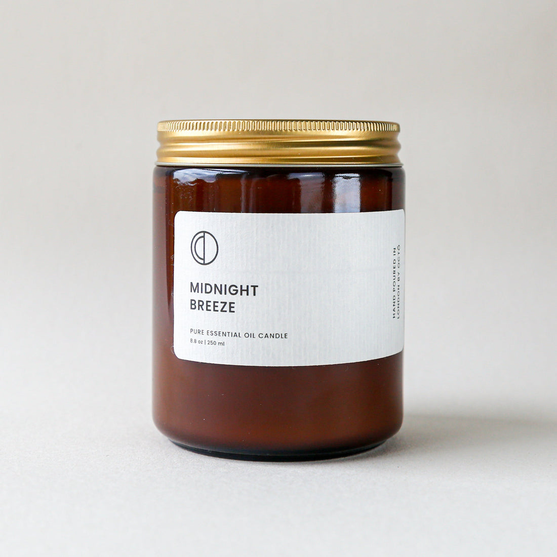 Midnight Breeze (Geranium + Patchouli) | Bougie Pot Ambré