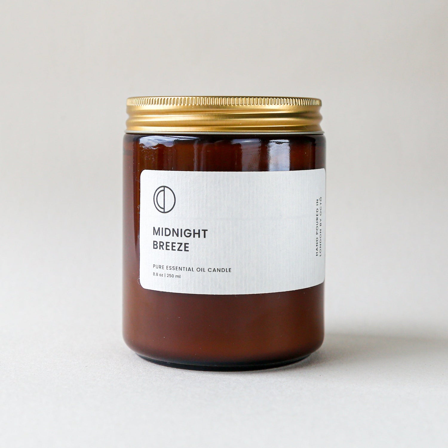 Midnight Breeze (Geranium + Patchouli) | Bougie Pot Ambré