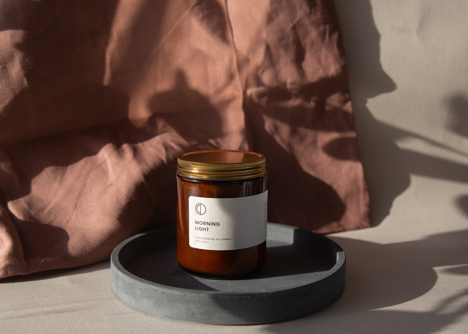 Morning Light (Neroli + Citron vert + Basilic) | Bougie Pot Ambré
