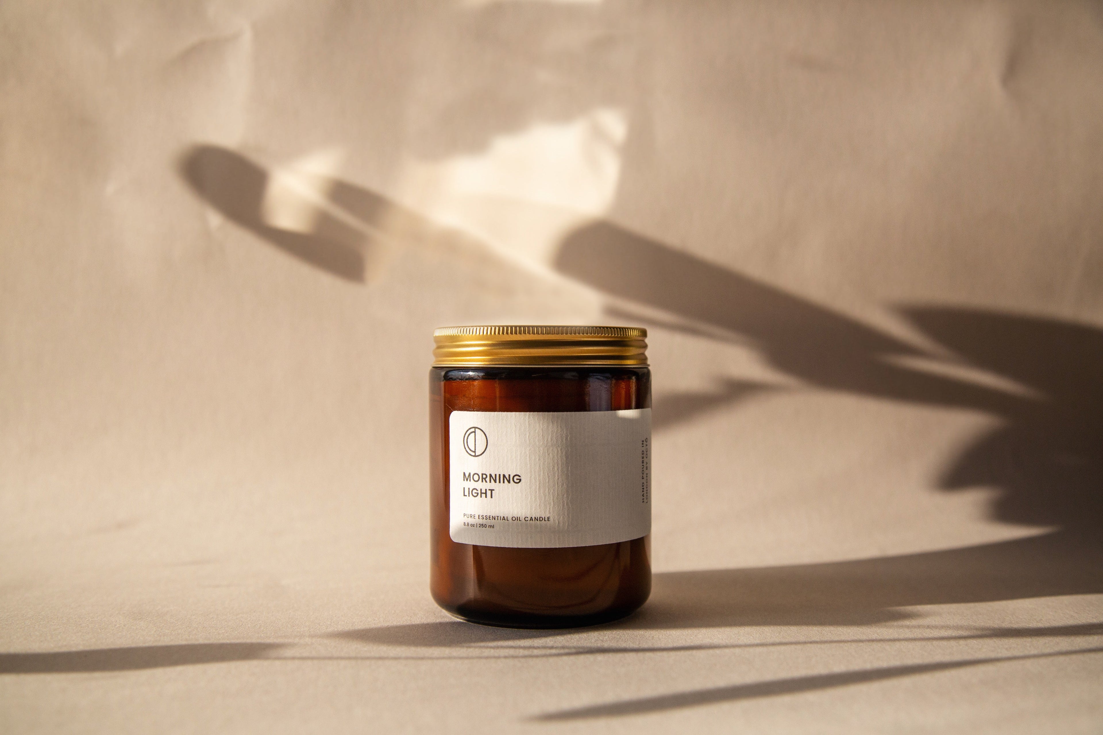 Morning Light (Neroli + Citron vert + Basilic) | Bougie Pot Ambré